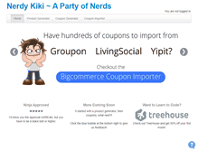 Tablet Screenshot of nerdykiki.com